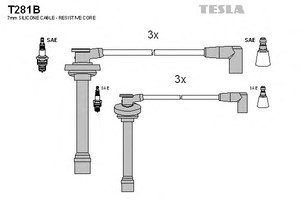 Фото Комплект дротів запалювання TESLA T281B