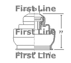 Фото Пильовик, приводний вал FIRST LINE FCB2633