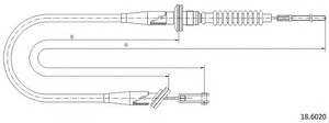 Фото Трос, керування зчепленням CABOR 18.6020