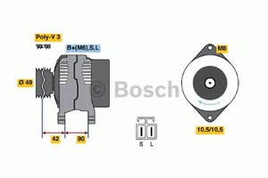 Фото Генератор Bosch 0 986 040 441