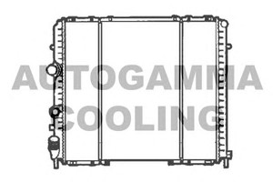 Фото Радіатор, охолодження двигуна AUTOGAMMA 102282