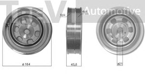 Фото Ременный шкив, коленчатый вал TREVI AUTOMOTIVE PC1294