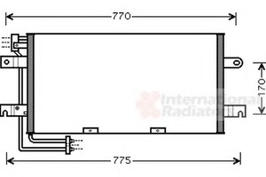 Фото Конденсатор, кондиціонер VAN WEZEL 58005195