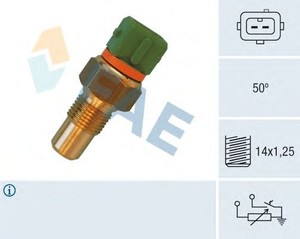 Фото Датчик, температура охолоджуючої рідини FAE 34400