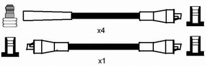 Фото Комплект дротів запалювання NGK 7104