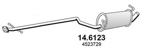 Фото Середній глушник вихлопних газів ASSO 14.6123