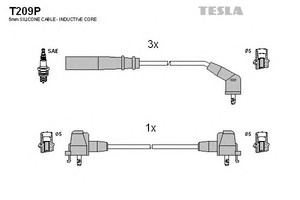 Фото Комплект дротів запалювання TESLA T209P