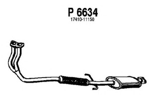 Фото Предглушитель выхлопных газов FENNO P6634