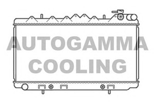 Фото Радіатор, охолодження двигуна AUTOGAMMA 104693