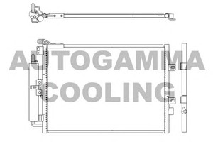 Фото Конденсатор, кондиціонер AUTOGAMMA 104916