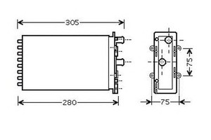 Фото Теплообмінник, отоплення салону ORDONEZ 2061938