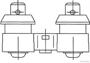 Фото Звуковий сигнал HERTH&BUSS (Jakoparts) 56370001