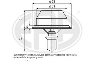 Фото Термостат, охолоджуюча рідина ERA 350338