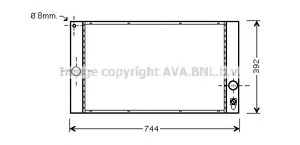 Фото Автозапчасть AVA COOLING SYSTEMS VOA 2141