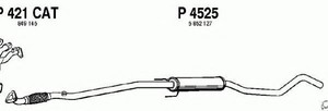 Фото Середній глушник вихлопних газів FENNO P4525