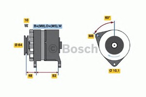 Фото Генератор Bosch 0 120 469 953