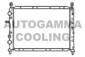 Фото Радіатор, охолодження двигуна AUTOGAMMA 100266
