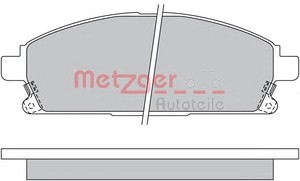 Фото Комплект гальмівних колодок, дискове гальмо Metzger 1170159