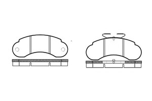 Фото Гальмівні колодки KAVO PARTS 0142 00