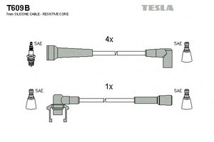 Фото Комплект дротів запалювання TESLA T609B