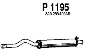 Фото Середній глушник вихлопних газів FENNO P1195