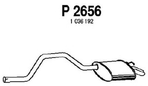Фото Глушитель выхлопных газов конечный FENNO P2656