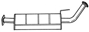 Фото Середній глушник вихлопних газів SIGAM 38412