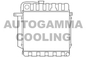 Фото Радіатор, охолодження двигуна AUTOGAMMA 100082