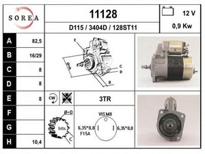 Фото Стартер EAI 11128