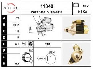 Фото Стартер EAI 11840