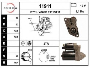 Фото Стартер EAI 11911