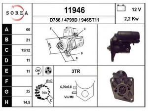 Фото Стартер EAI 11946