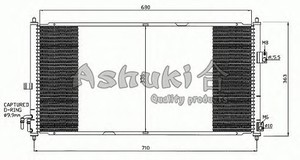 Фото Конденсатор, кондиціонер ASHUKI N657-57