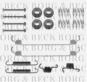 Фото Комплектуючі, гальмівна колодка BORG & BECK BBK6171