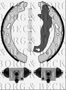 Фото Комплект гальмівних колодок BORG & BECK BBS1114K