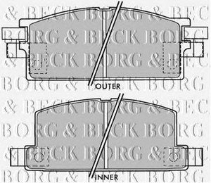 Фото Автозапчасть BORG & BECK BBP1020