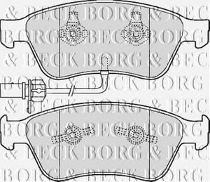 Фото Комплект гальмівних колодок, дискове гальмо BORG & BECK BBP2111