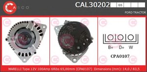 Фото Генератор CASCO CAL30202