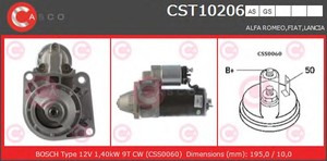 Фото Стартер CASCO CST10206AS