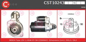 Фото Стартер CASCO CST10243RS