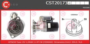 Фото Стартер CASCO CST20173