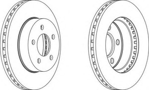 Фото Гальмівний диск WAGNER WGR11841