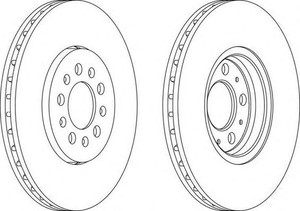 Фото Гальмівний диск WAGNER WGR12211