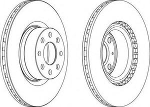 Фото Гальмівний диск WAGNER WGR12981