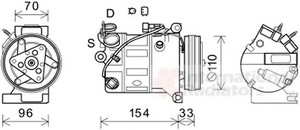 Фото Компресор, кондиціонер VAN WEZEL 5900K183