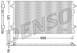 Фото Конденсатор, кондиціонер Denso/Ketner DCN13004