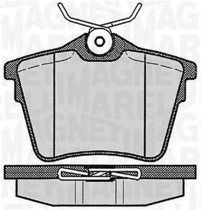 Фото Гальмівні колодки Magneti Marelli 363916060616