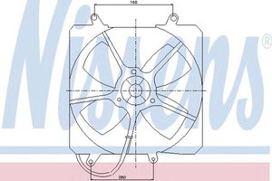 Фото Вентилятор, охолодження двигуна Nissens 85095