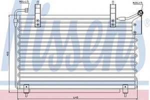 Фото Конденсатор, кондиціонер Nissens 94399