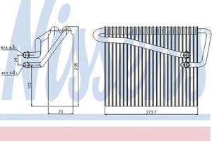 Фото Испаритель, кондиционер Nissens 92301